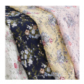 Polyester floral personnalisé tissu en mousseline de soie